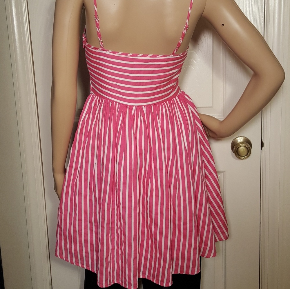 Vertigo Candy Stripe 100% Cotton Dress - Picture 4 of 8